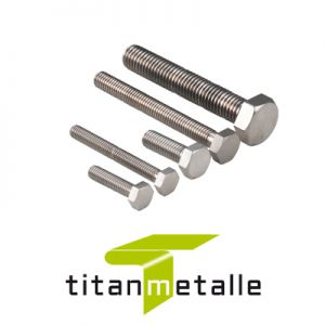 Titanium bolt 3.7165, Grade 5 DIN 933 M2x5