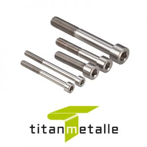 Titanium bolt 3.7035, Grade 2 DIN 912 M2,5x6