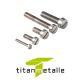 Titanschraube 3.7035, Grade 2 DIN 84 M1x3