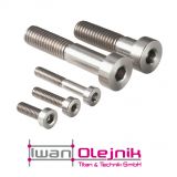 Titanium bolt 3.7165, Grade 5 DIN 7984 M3x15